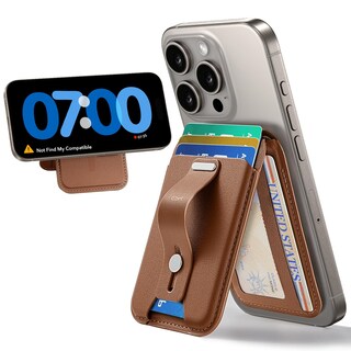 Foto 1 | Tarjetero Magsafe Wallet Esr 5 Con Soporte Ajustable, Color Marrón - Venta Internacional.