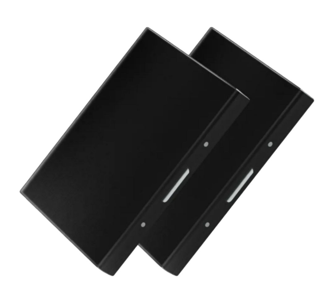 Tarjetero Metálico Xtellar 2pcs - Cartera De Acero Inoxidable Elegante