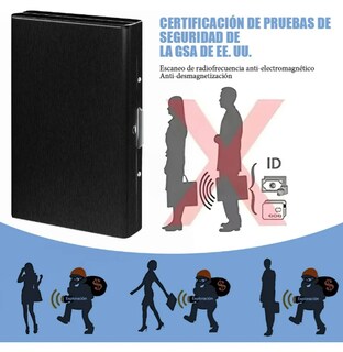 Foto 2 | Tarjetero Metálico Xtellar 2pcs - Cartera De Acero Inoxidable Elegante