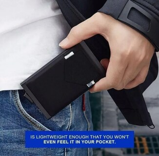 Foto 3 | Tarjetero Premium Xtellar Con Bloqueo Rfid Y Compartimiento Multifuncional