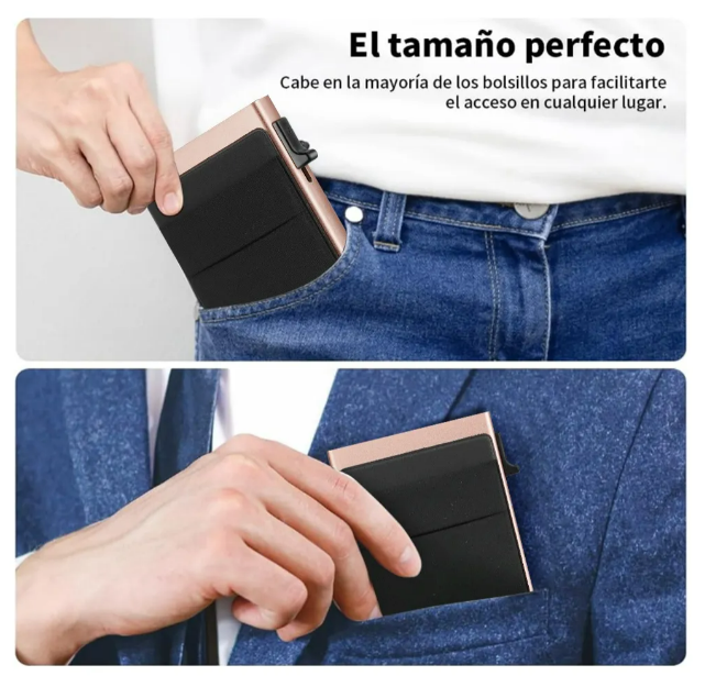 Foto 5 pulgar | Tarjetero Xtellar Pop Out: Cartera Elegante, Segura Y Multifuncional