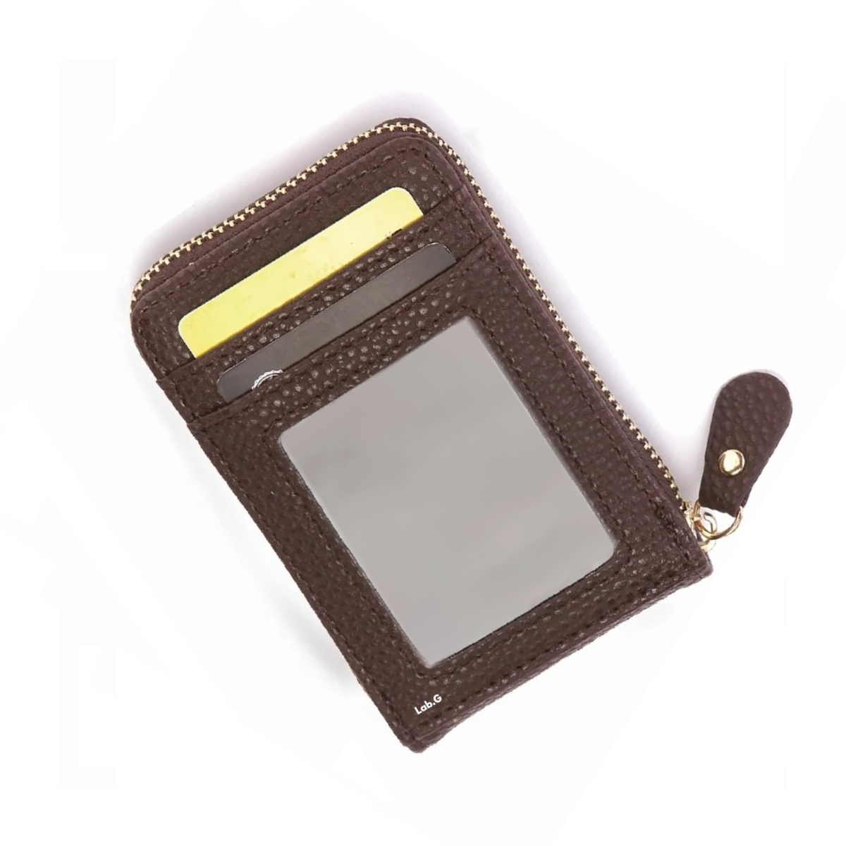 Cartera Minimalista Hombre Mujer Tarjetero Protección Rfid Lab.g Marron