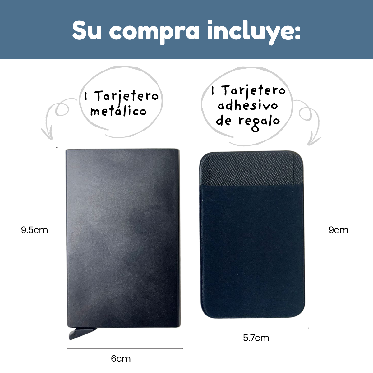 Foto 4 | Tarjetero Metálico Elegante Anti Clonación Rfid Con Palanca