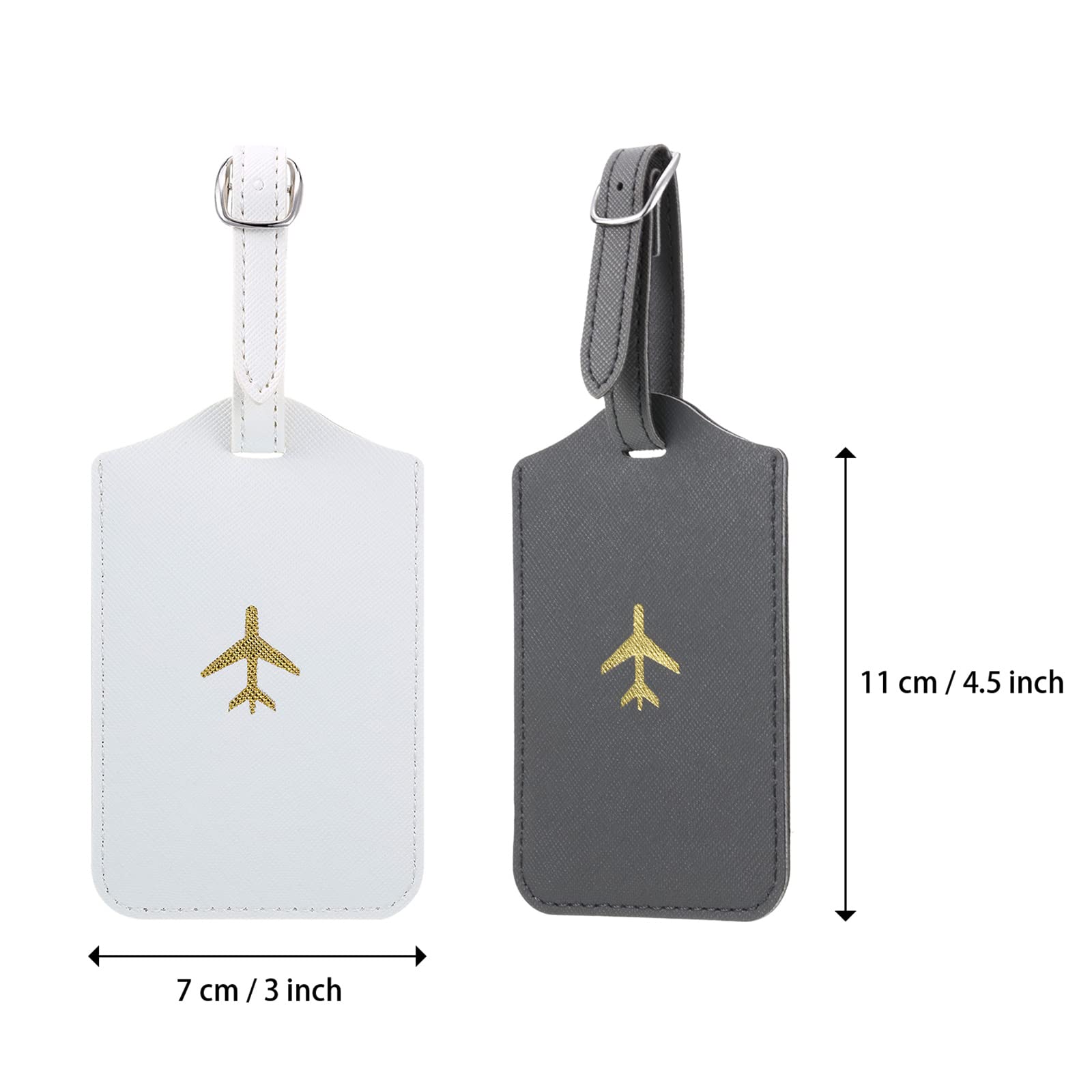 Foto 5 pulgar | Juego De Fundas Para Pasaportes Y Etiquetas De Equipaje Weewooday (2 Piezas) - Venta Internacional.