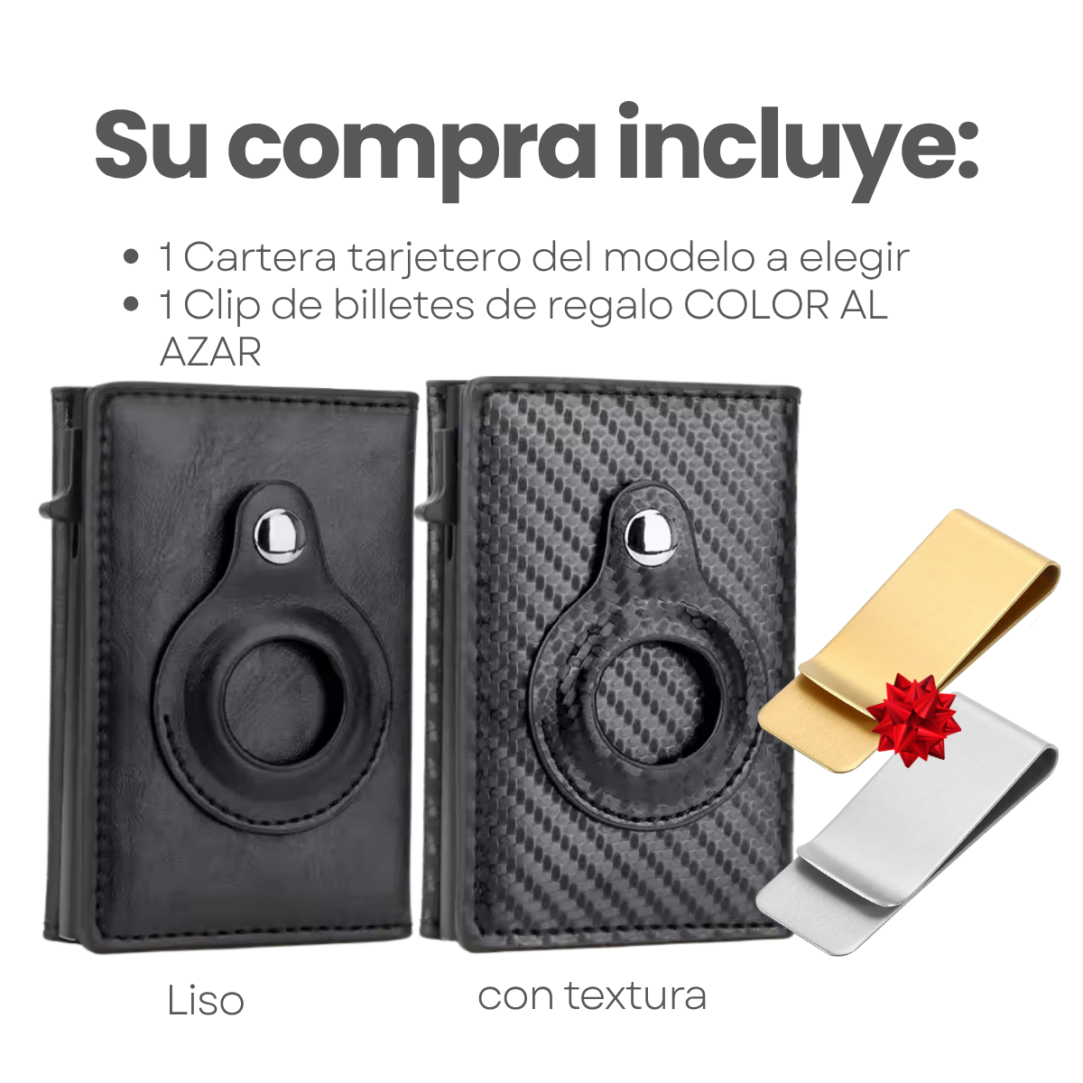 Foto 2 | Cartera Con Tarjetero Desplegable Magnético Protección Rfid