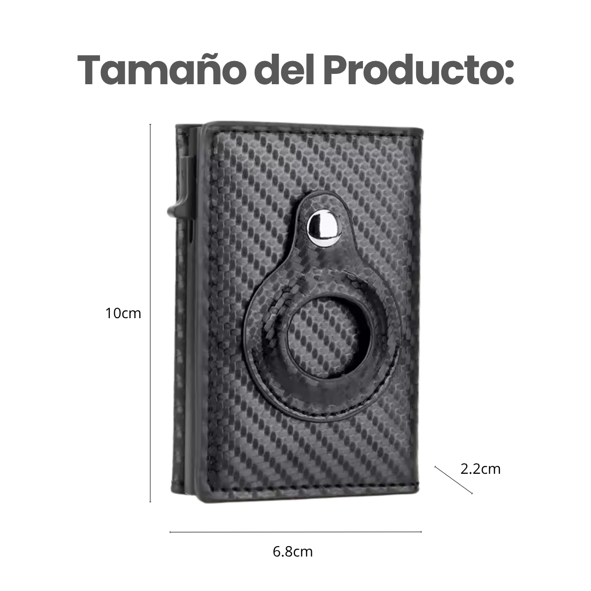Foto 7 | Cartera Con Tarjetero Desplegable Magnético Protección Rfid