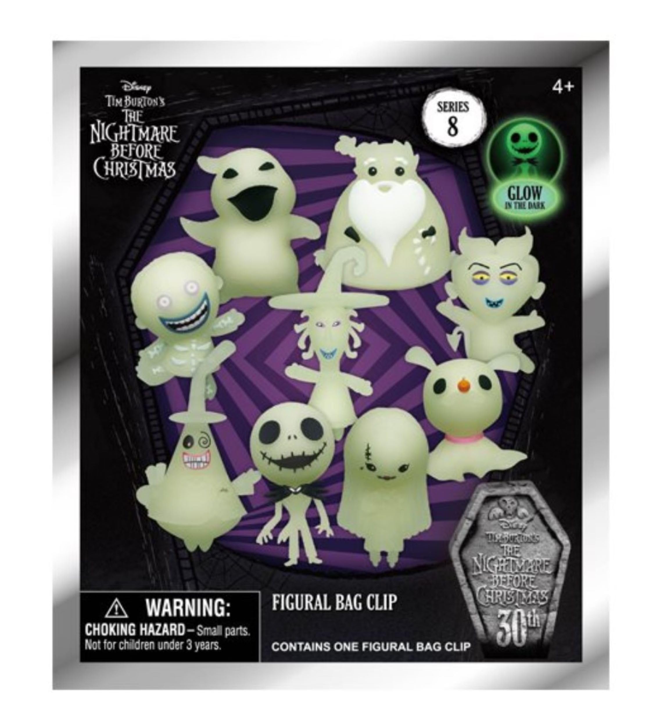 Foto 2 pulgar | Clip de Espuma 3d con Monograma Nightmare Before Christmas Series 8 - Venta Internacional