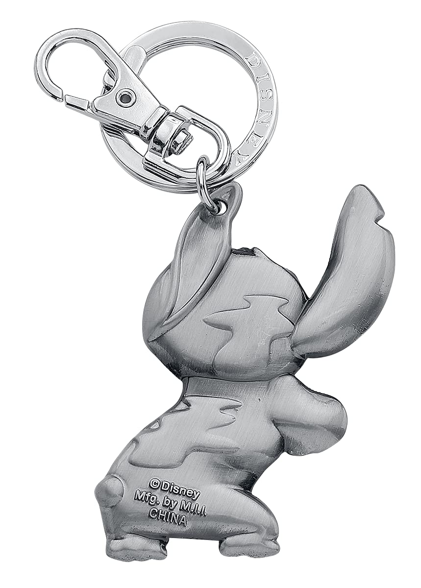Foto 4 pulgar | Llavero De Peltre Con Puntadas Disney, Plateado - Venta Internacional.