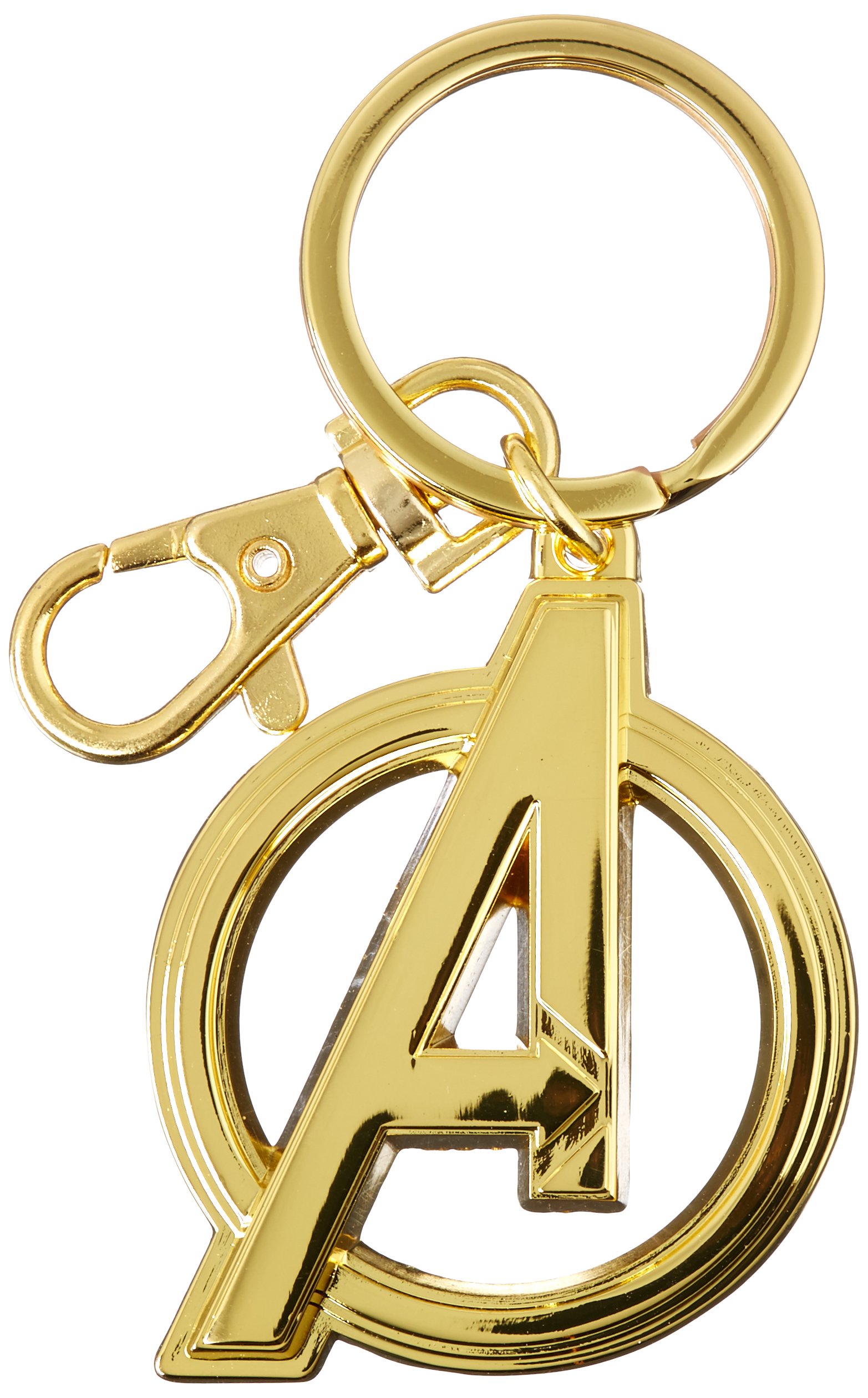 Foto 2 pulgar | Llavero Con El Logotipo De Marvel Avengers En Peltre Dorado 3 - Venta Internacional.