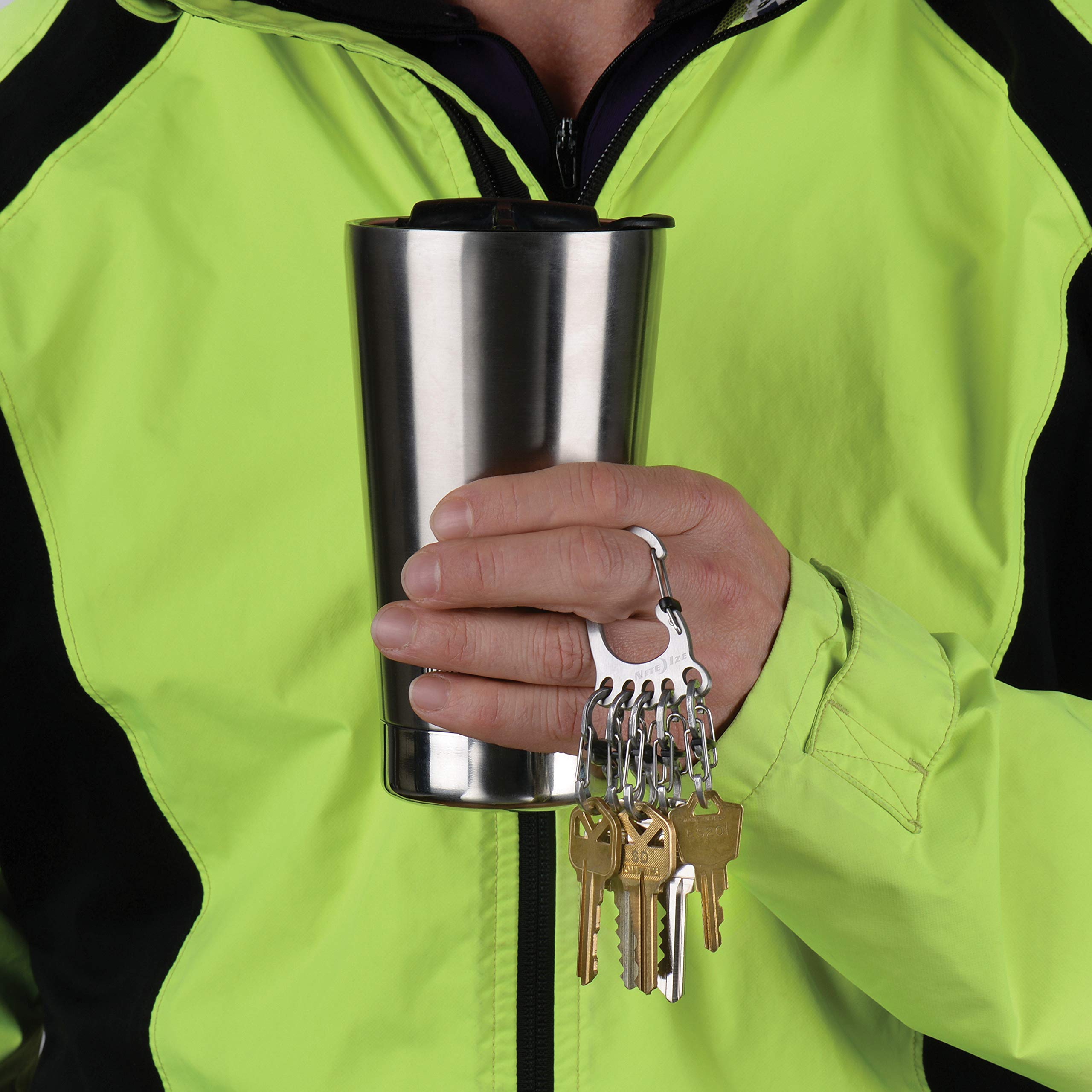 Foto 6 pulgar | Llavero Nite Ize Bigfoot Locker De Acero Inoxidable - Venta Internacional.