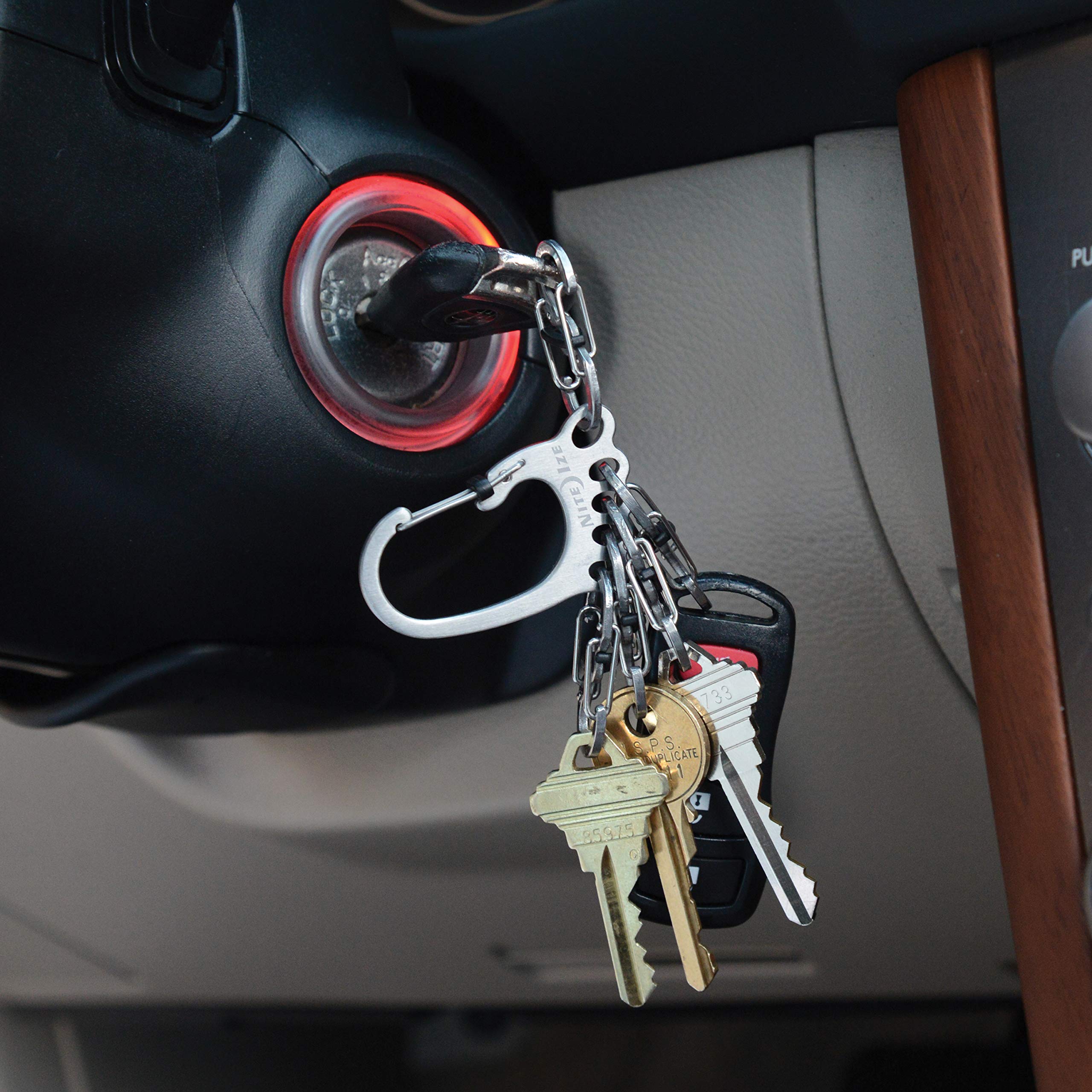 Foto 7 pulgar | Llavero Nite Ize Bigfoot Locker De Acero Inoxidable - Venta Internacional.