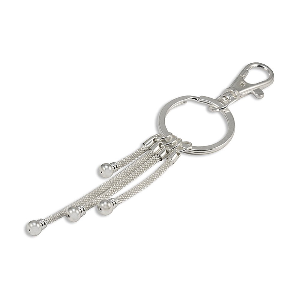 Foto 2 pulgar | Llavero West Coast Jewelry Chapado En Plata Con Varios Hilos - Venta Internacional.