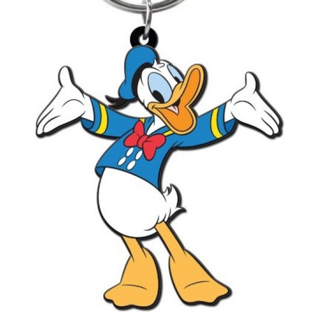 Foto 2 pulgar | Llavero Disney Con Diseño De Pato Donald  Suave Al Tacto  Pvc  Multicolor - Venta Internacional.