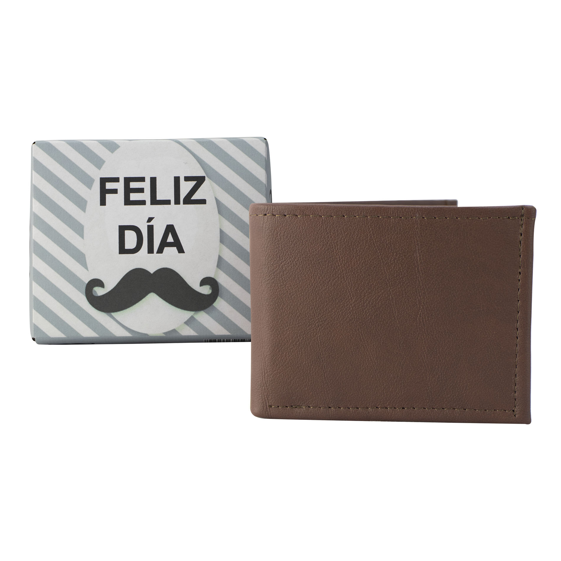 Cartera Para Hombre Café Piel Piel Donovan Nueva Imagen