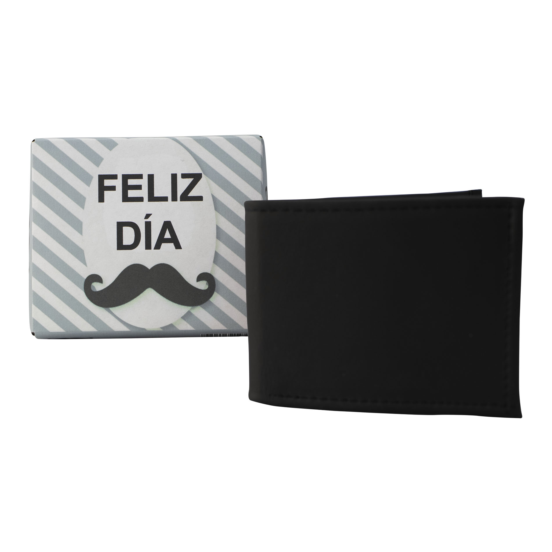 Cartera Para Hombre Negro Piel Piel Donovan Nueva Imagen