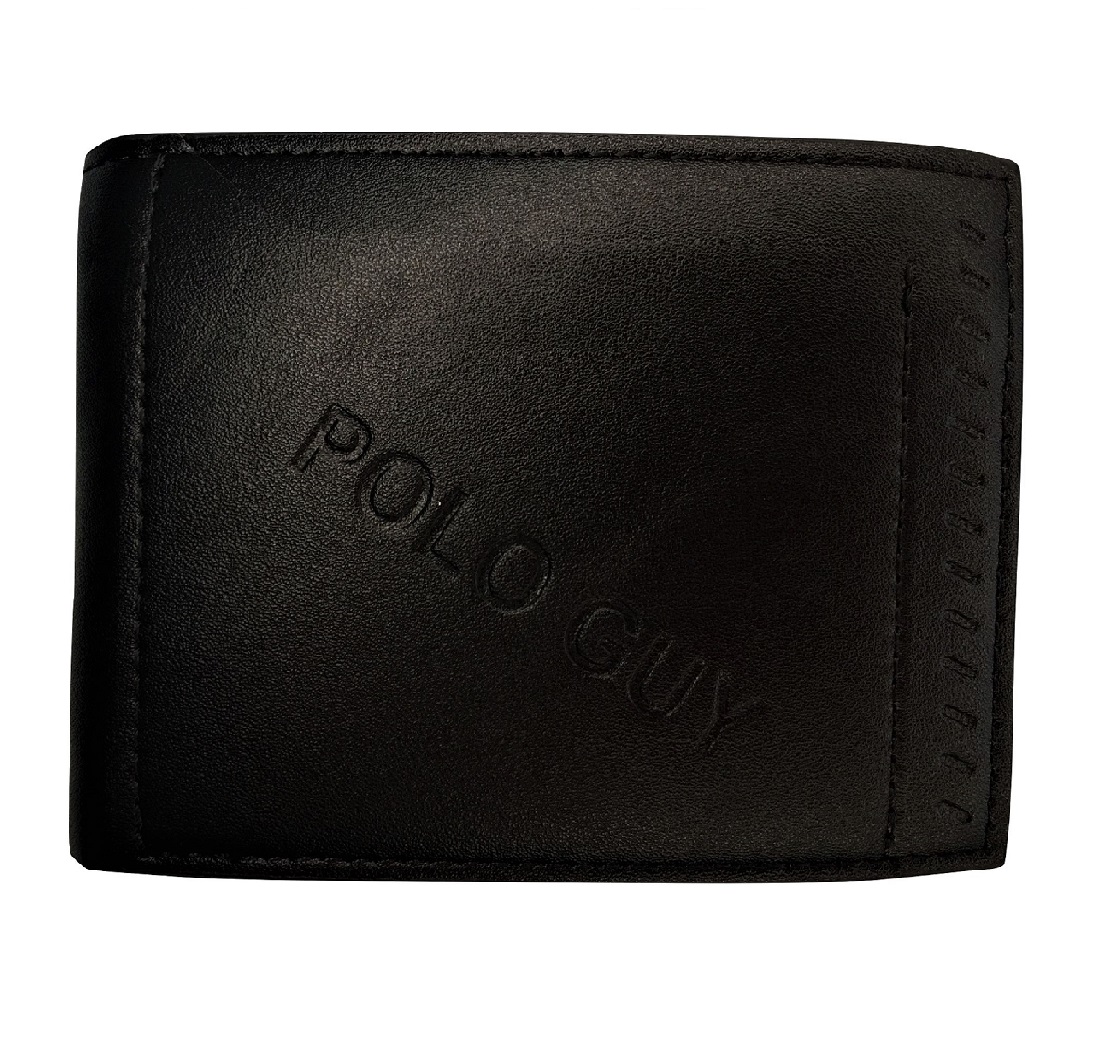 Foto 2 pulgar | Cartera Polo Guy 21074 color Negro para Caballero