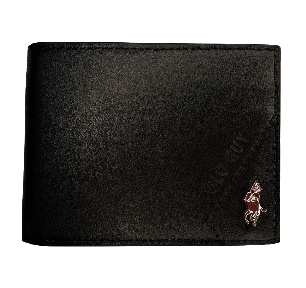 Cartera Polo Guy 21076 color Negro para Caballero