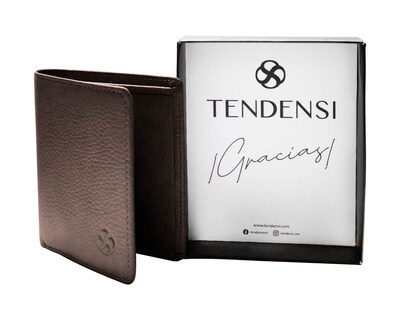 Foto 5 | Cartera De Piel Tendensi Para Caballero Color Marrón Toledo-gl-bwn