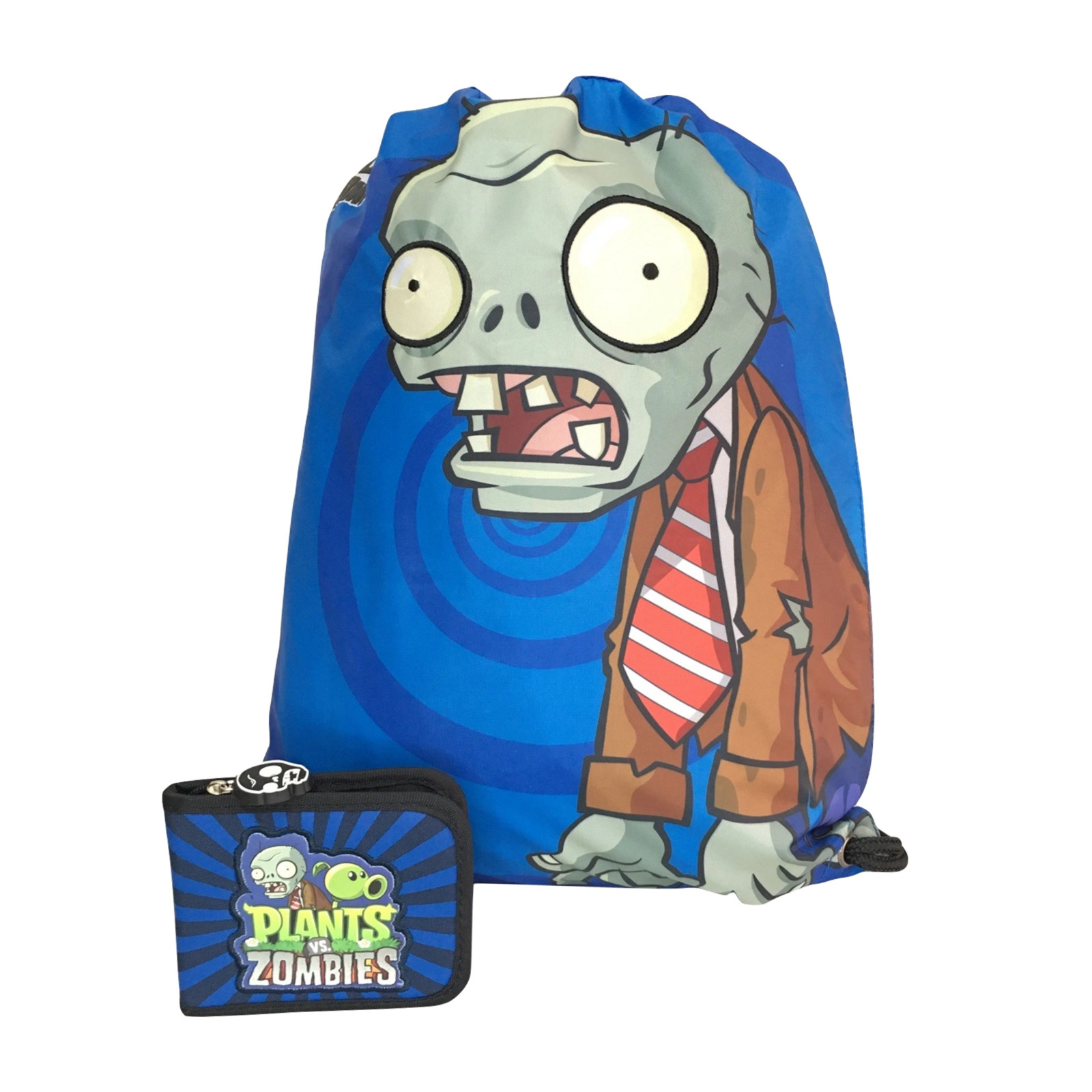 Foto 2 pulgar | Kit Plantas Vs Zombies Infantil Cartera Y Morral Color Azul