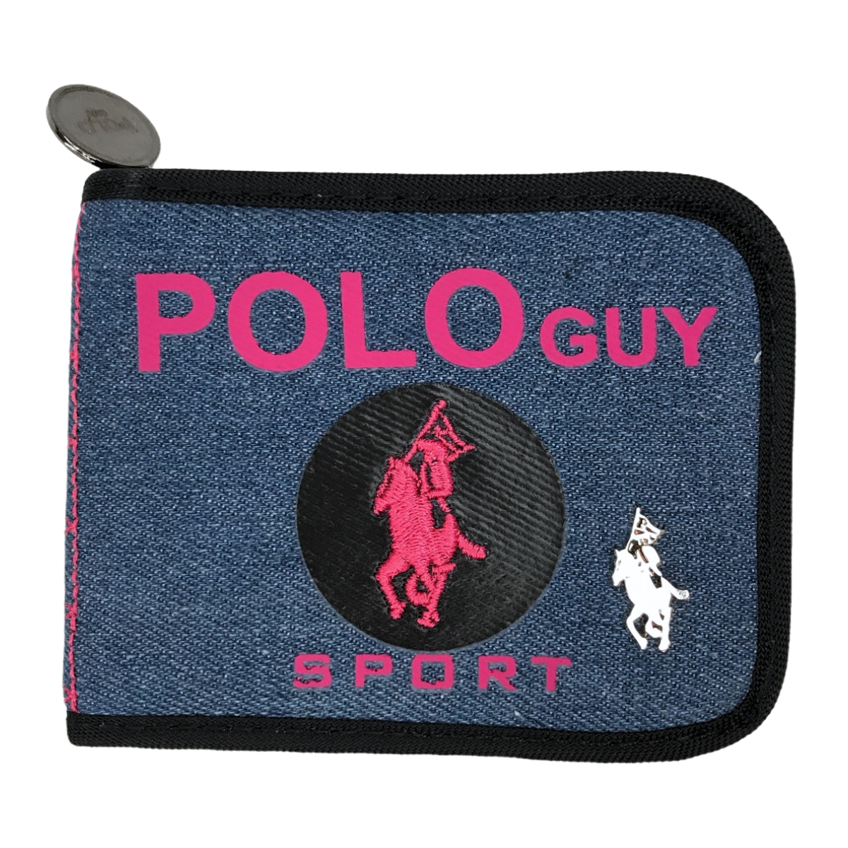 Foto 2 pulgar | Cartera de Cierre Polo Guy Rosa para Caballero