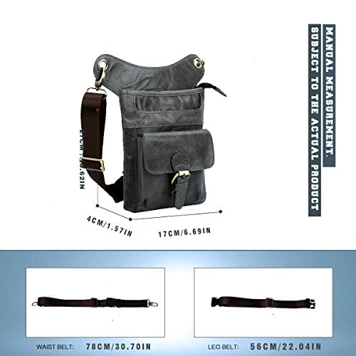 Foto 3 | Venta Internacional - Bolsa Piernera de Piel para Hombre