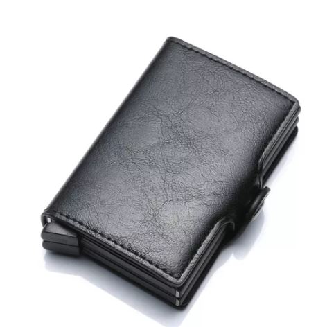 Cartera con Tarjetero para Hombre Protección Rfid Negra