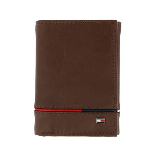 Foto 1 | Venta Internacional - Cartera Tommy Hilfiger Leif de Piel Tríptica Rfid para Hombre