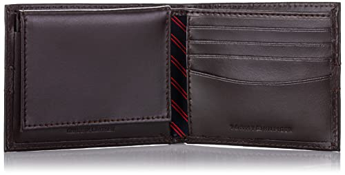 Foto 3 | Venta Internacional - Cartera Tommy Hilfiger Marrón Oscuro con 6 Tarjeteros