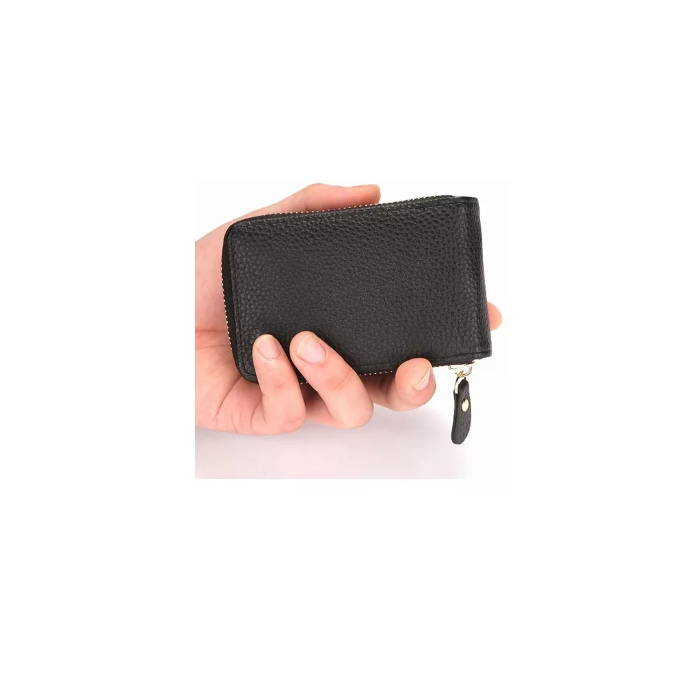 Foto 4 pulgar | Cartera Minimalista Unisex Tarjetero Protección Rfid, Negro