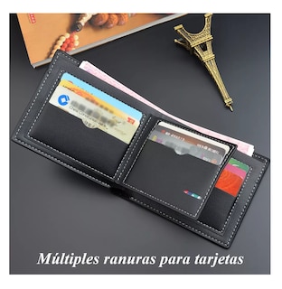 Foto 2 | Cartera Lab.G Negra para Hombre