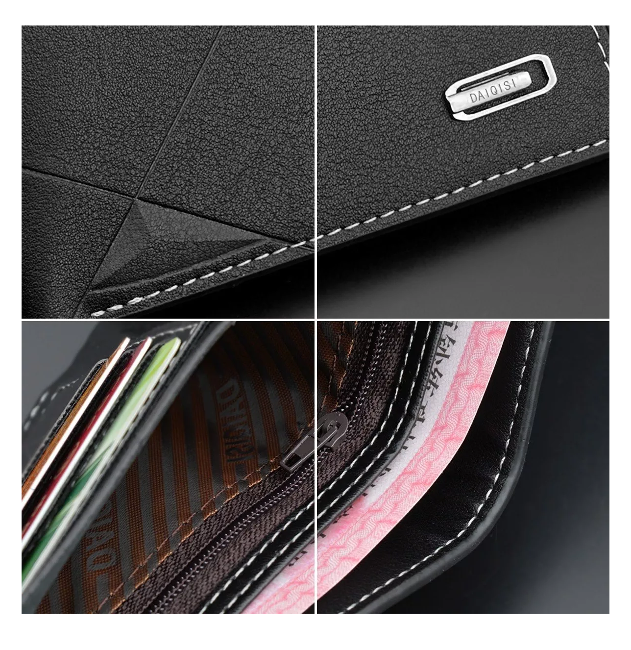 Foto 4 | Cartera Lab.G Negra para Hombre