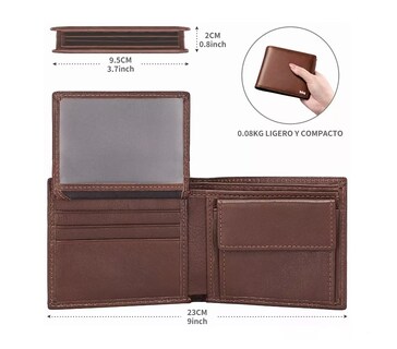 Foto 5 | Cartera Belug Marrón para Hombre