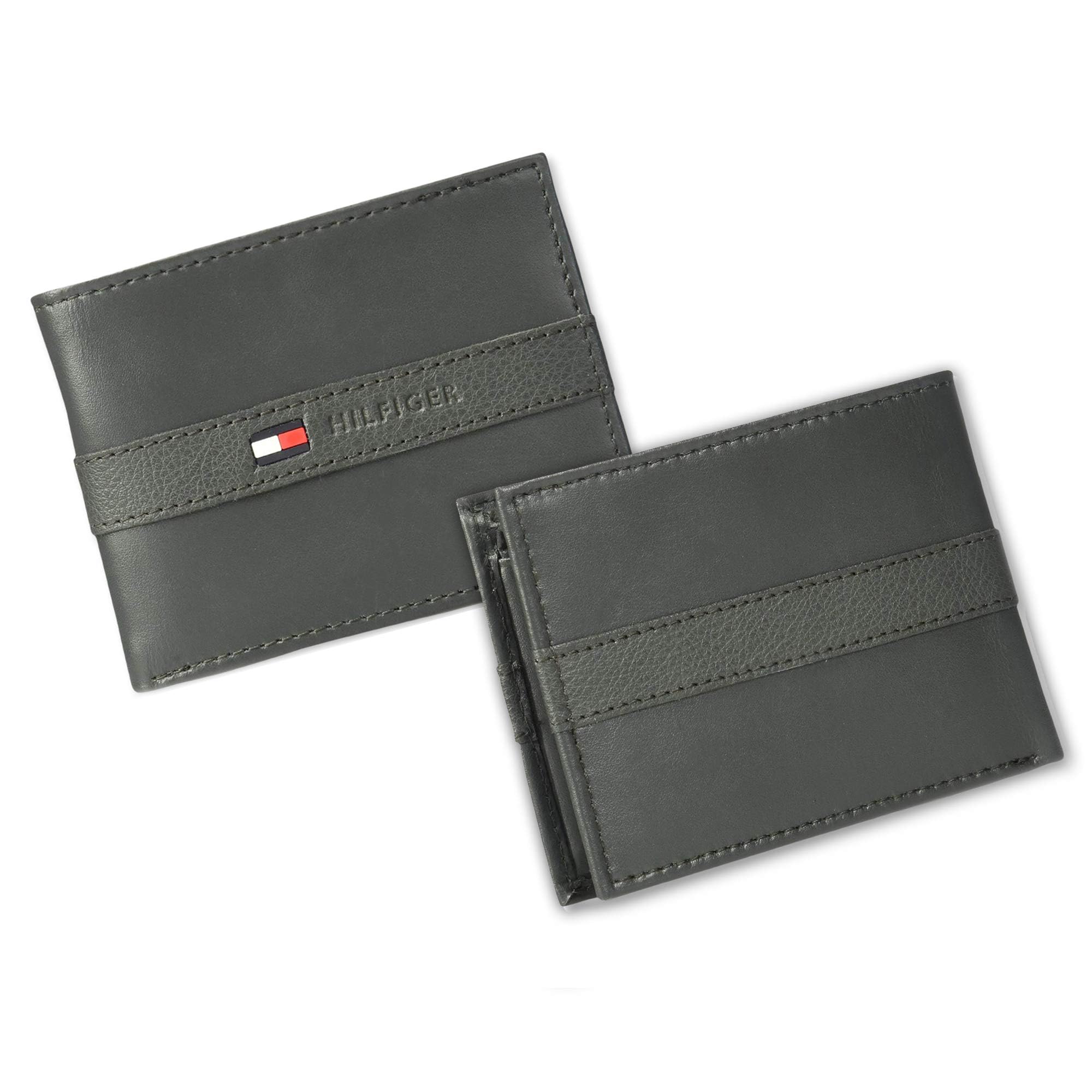 Foto 2 pulgar | Cartera Tommy Hilfiger Plegable de Cuero Para Hombre - Venta Internacional