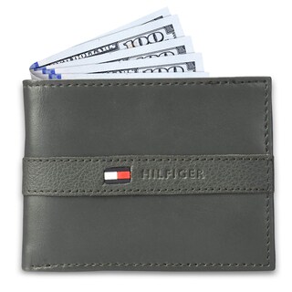 Foto 3 | Cartera Tommy Hilfiger Plegable de Cuero Para Hombre - Venta Internacional