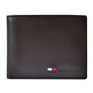 Foto 1 | Cartera Tommy Hilfiger Plegable de Cuero para Hombre - Venta Internacional