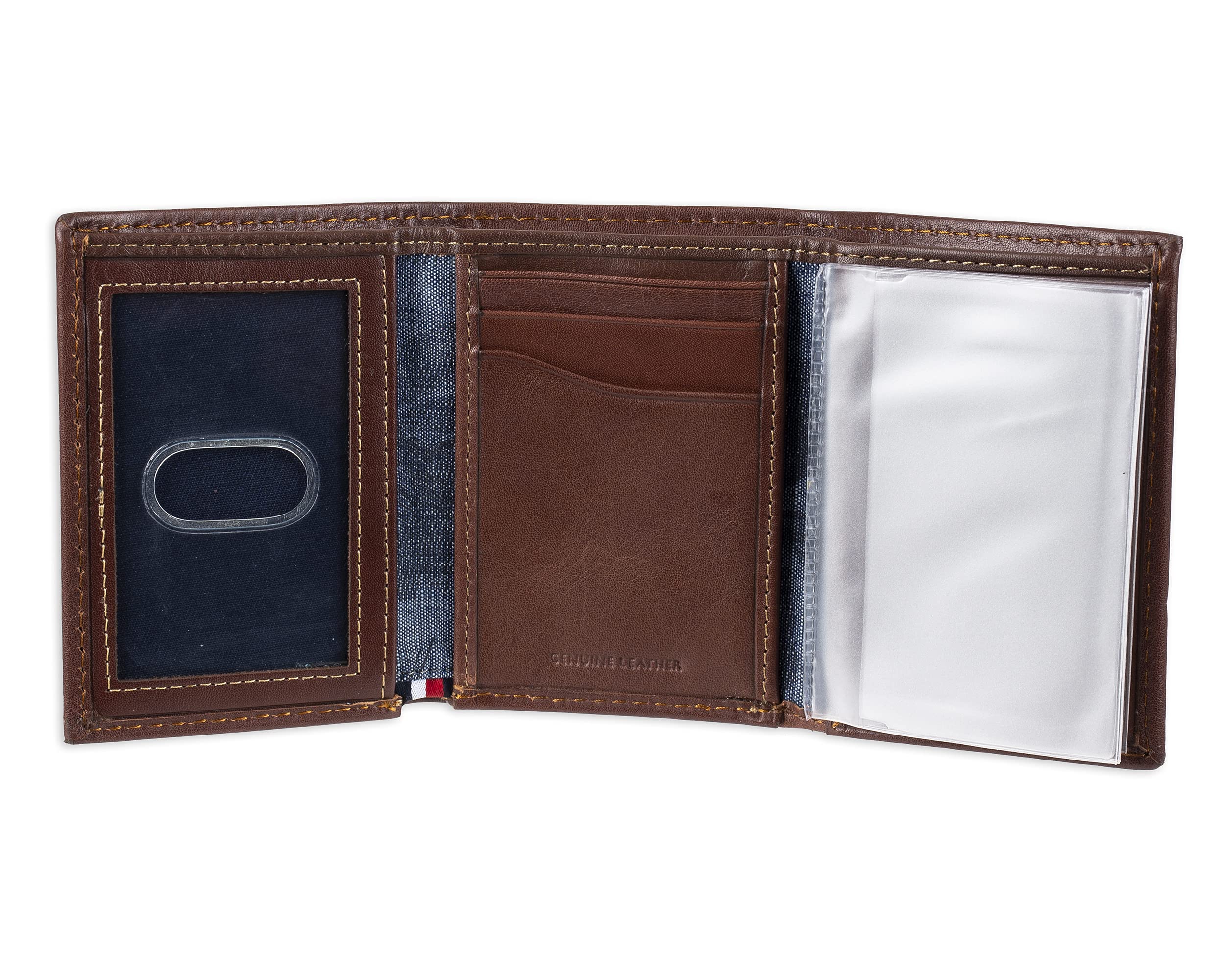 Foto 4 pulgar | Cartera Tommy Hilfiger Logan Trifold de Piel para Hombre - Venta Internacional