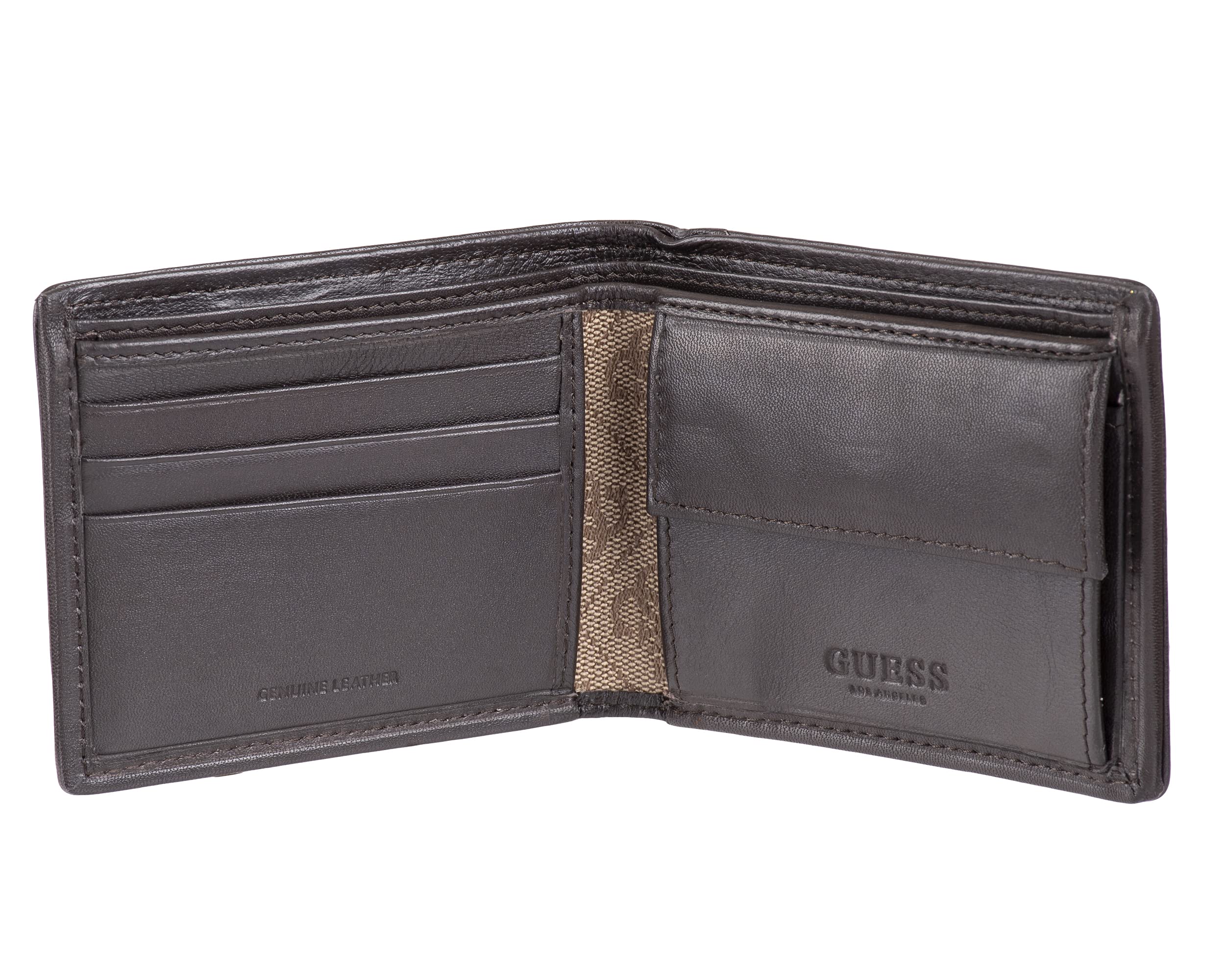 Foto 5 pulgar | Billetera Guess Marrón para Hombre - Venta Internacional