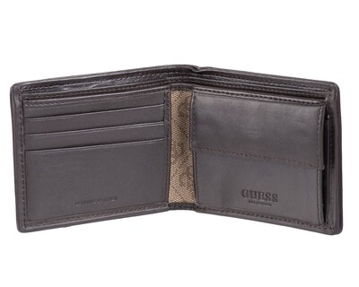 Foto 4 | Billetera Guess Marrón para Hombre - Venta Internacional