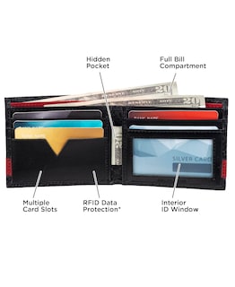 Foto 6 | Cartera Guess Leather Slim Bifold Para Hombre - Venta Internacional