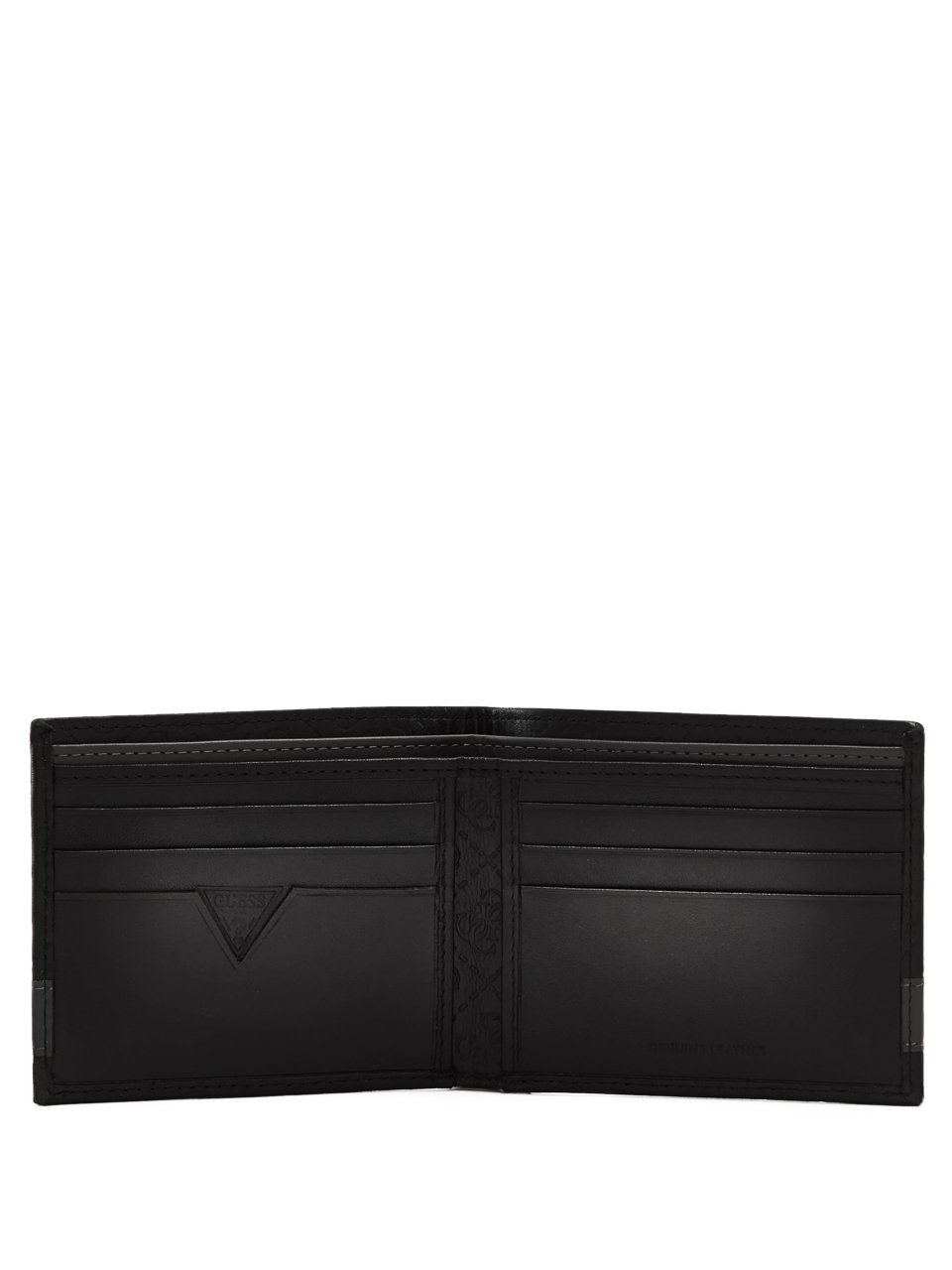 Foto 3 pulgar | Wallet Guess G Quattro Para Hombre Piel Pliegue Delgado Negro - Venta Internacional