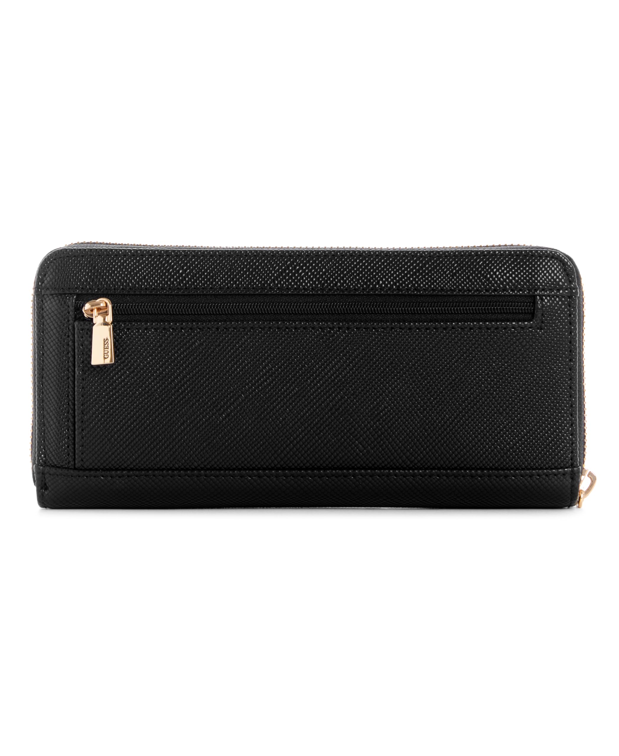 Foto 4 pulgar | Cartera Guess Laurel Grande con Cremallera Redonda Negra para Mujer - Venta Internacional