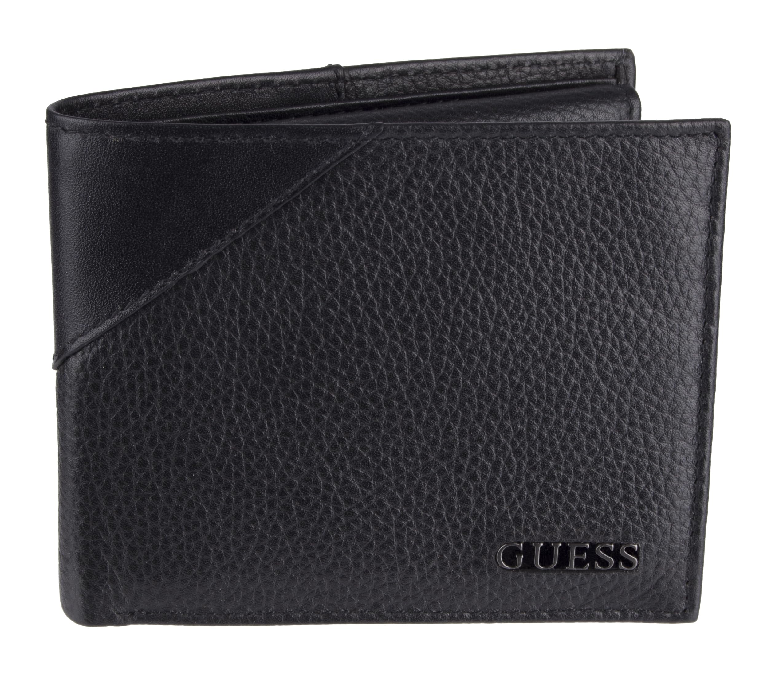 Foto 2 pulgar | Billetera Passcase Guess De Piel Para Hombre Negra Con Bloqueo Rfid - Venta Internacional