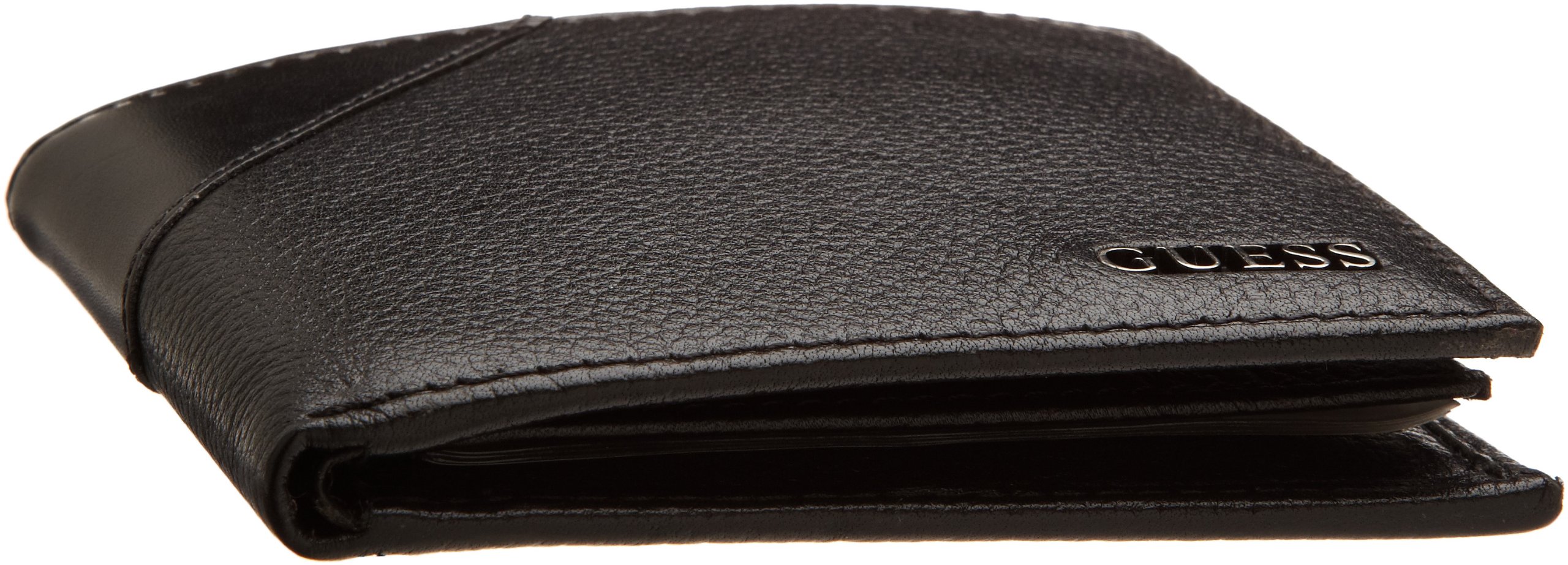 Foto 4 pulgar | Billetera Passcase Guess De Piel Para Hombre Negra Con Bloqueo Rfid - Venta Internacional