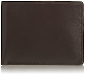 Cartera Perry Ellis Portfolio Park Avenue de Cuero Marrón para Hombre - Venta Internacional
