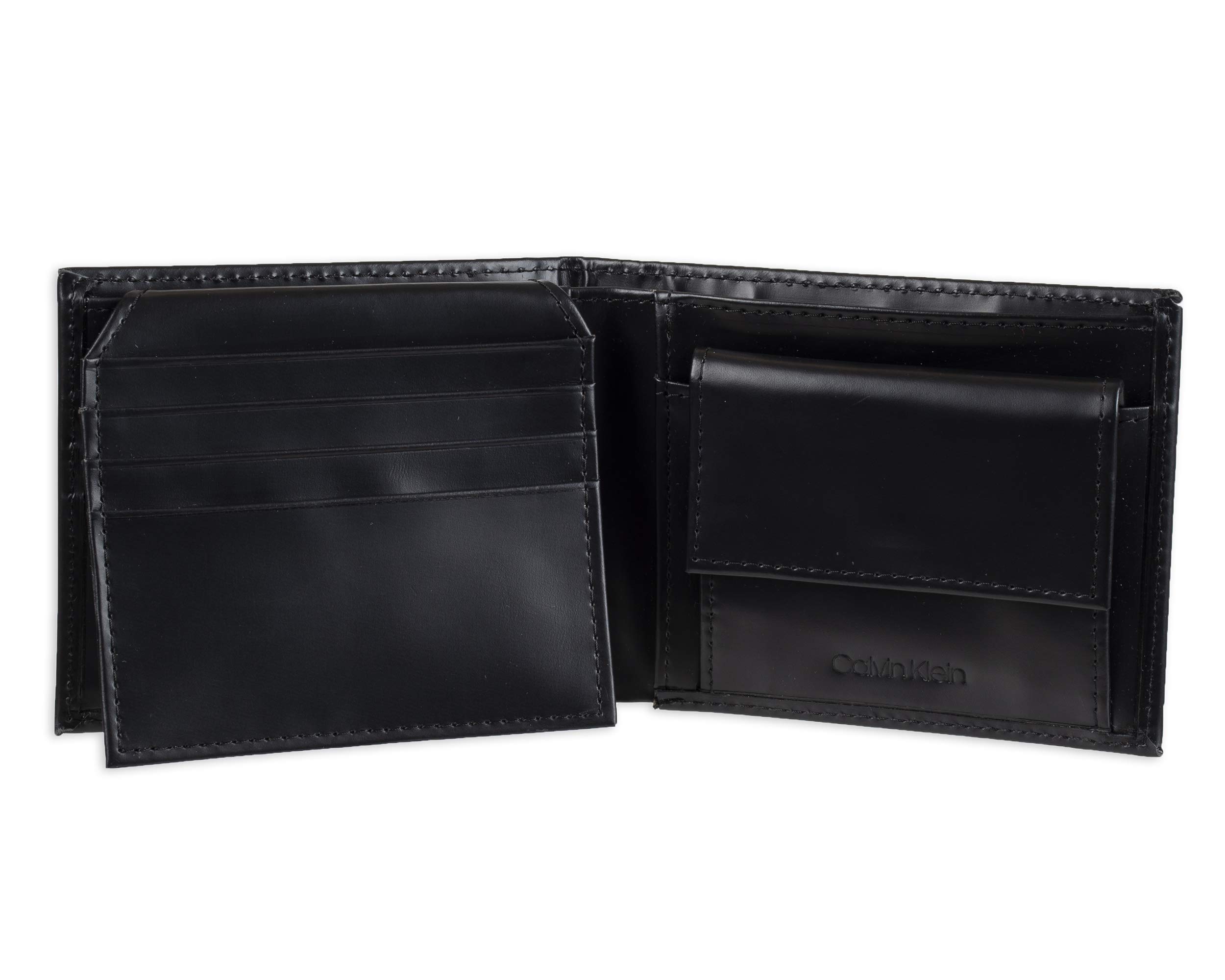 Foto 5 | Set de Tarjeteros Minimalistas Calvin Klein Negra de Piel - Venta Internacional