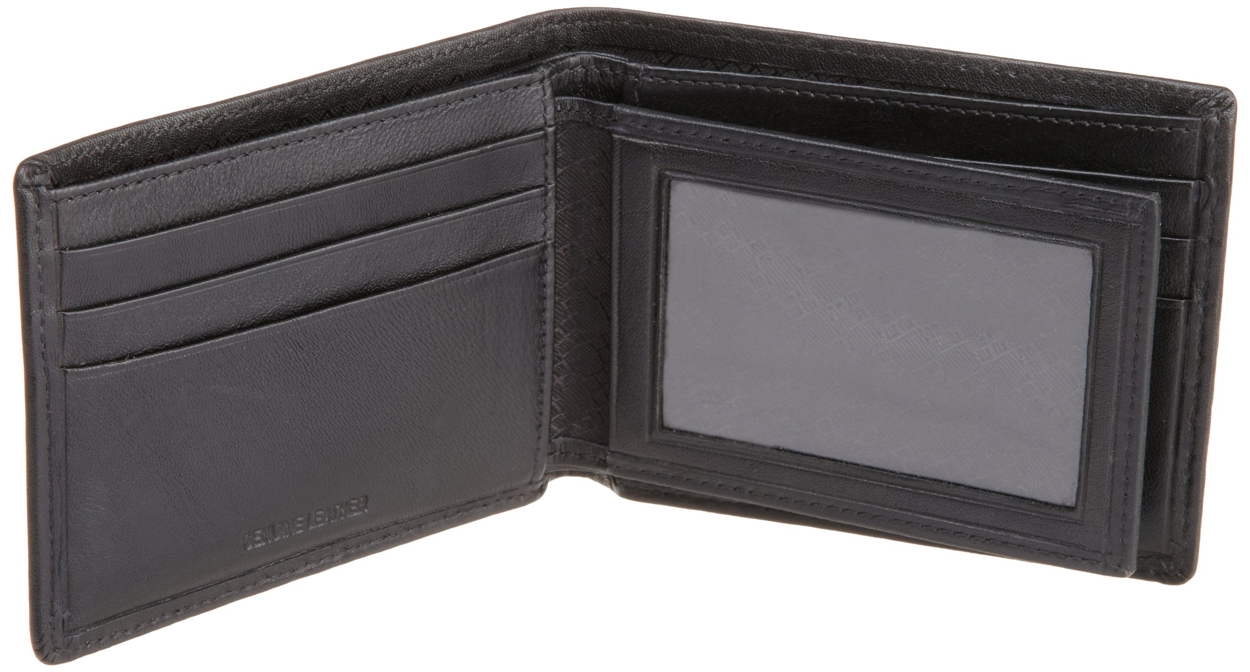 Foto 5 pulgar | Cartera Perry Ellis Portfolio Park Avenue de Piel Negra para Hombre - Venta Internacional