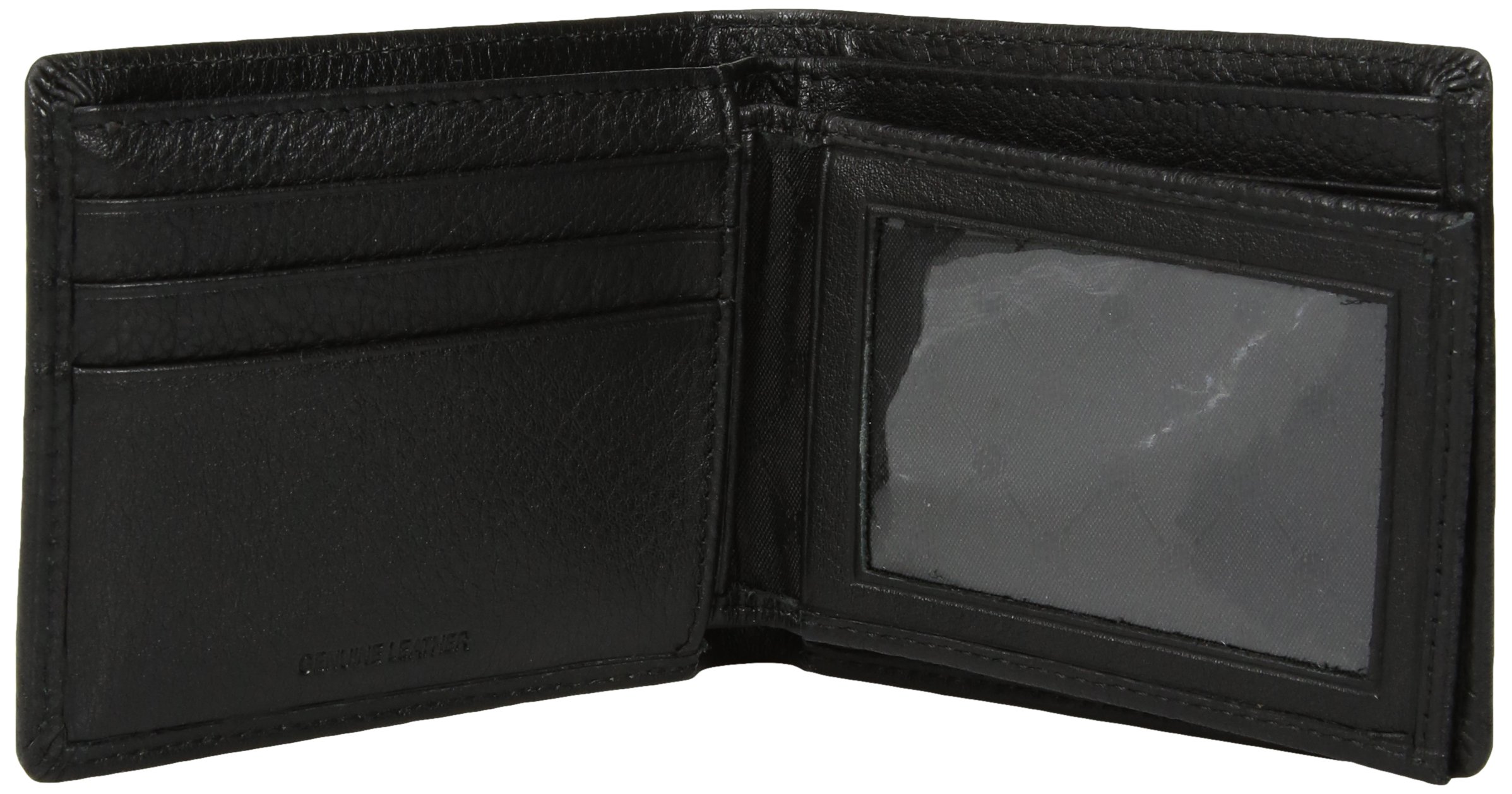 Foto 6 pulgar | Cartera Perry Ellis Portfolio Park Avenue de Piel Negra para Hombre - Venta Internacional