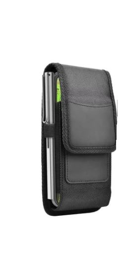 Foto 2 pulgar | Funda para Cinturón de Celular Cartera Negra de Nailon con Clip