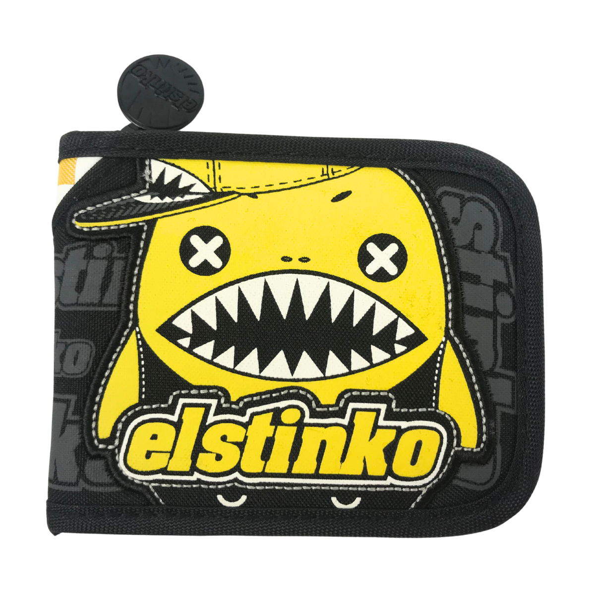 Cartera Juvenil Caricatura Stinko Color Amarillo/ Negro