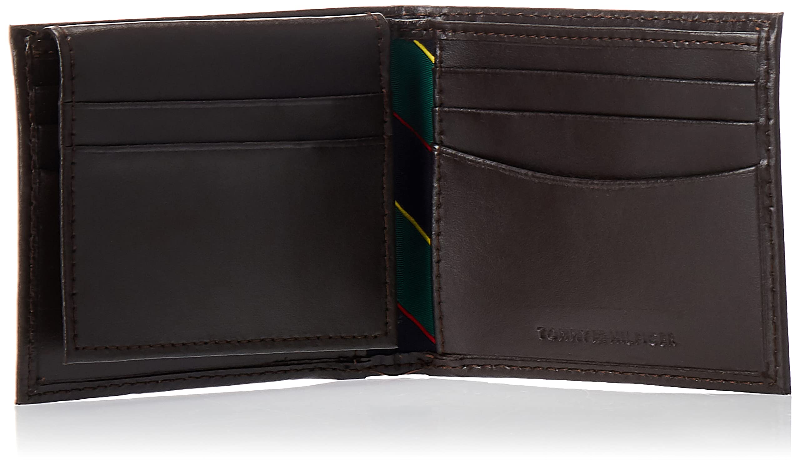 Foto 5 | Billetera Tommy Hilfiger Passcase Con Placa Marrón Para Hombre - Venta Internacional.